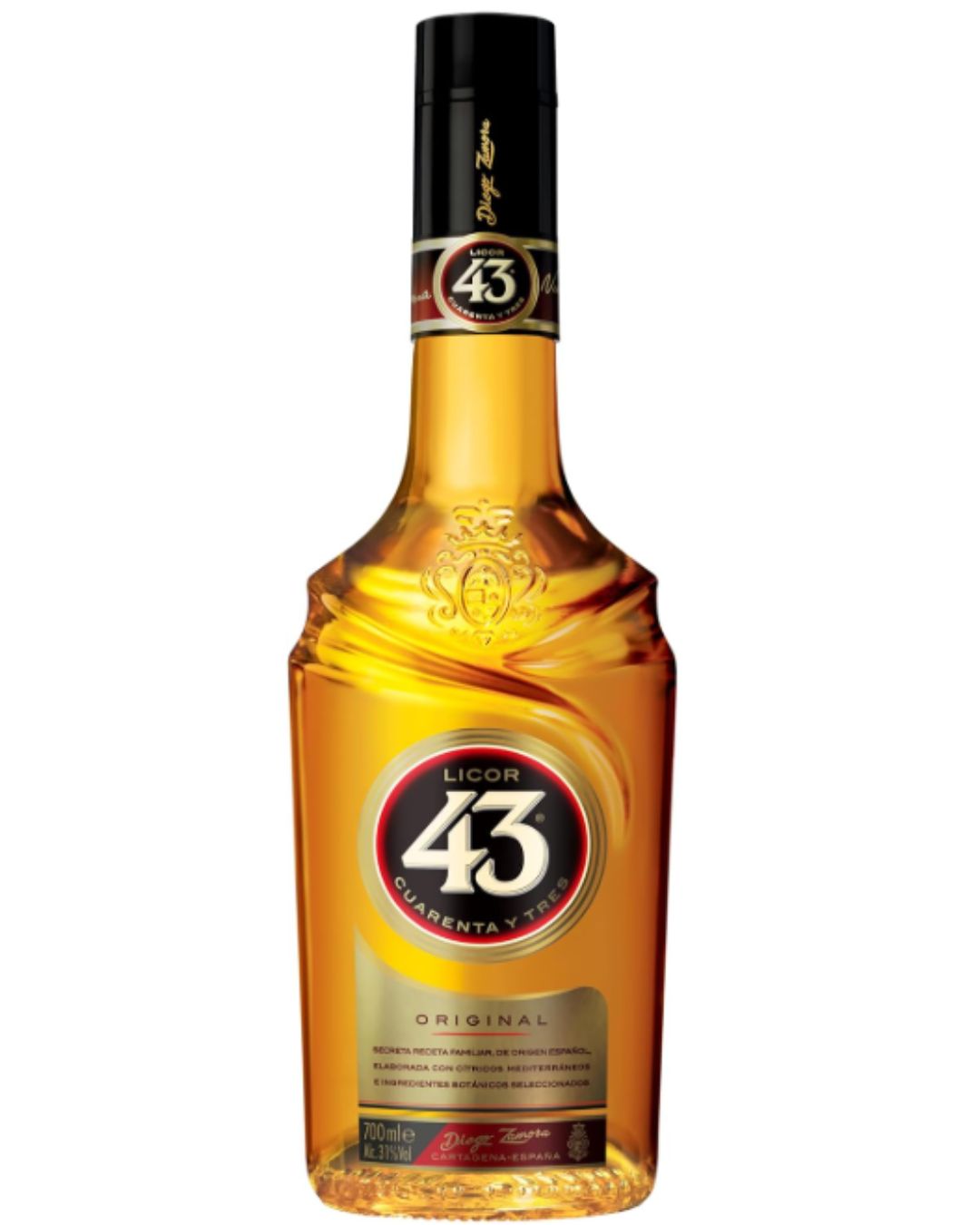 Licor Cuarenta Y Tres 43 Diego Zamora 700 ML