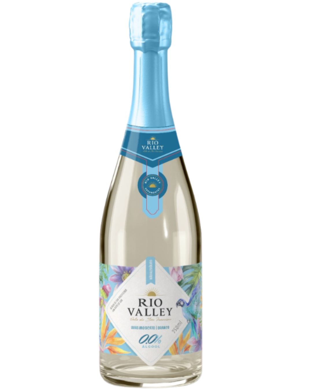 Espumante Rio Valley Moscatel Branco 0% Zero Alcool 750ML