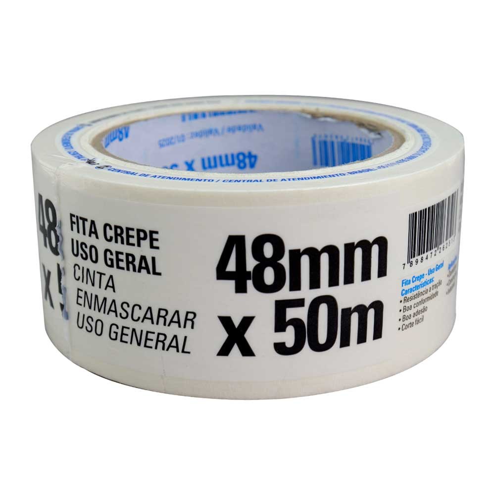 Fita Crepe 48MMX50M Tekbond