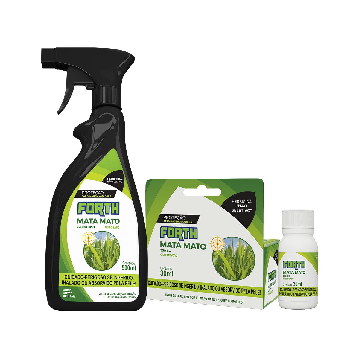 Herbicida Mata Mato (glifosato) 30ml Forth