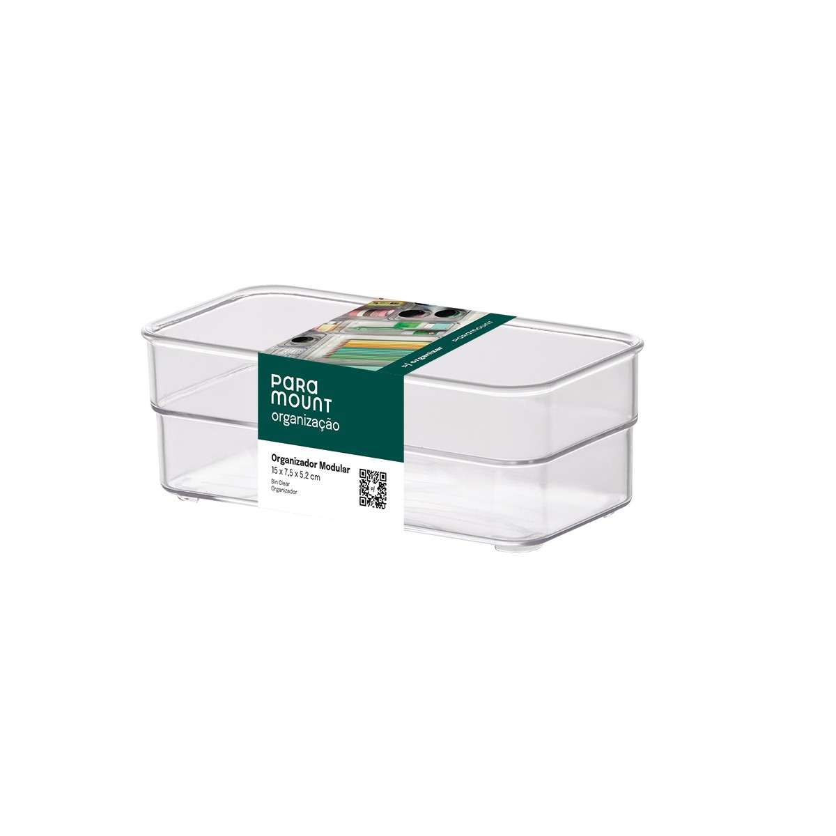 Organizador Diamond 15x7,5x5,2cm Paramount