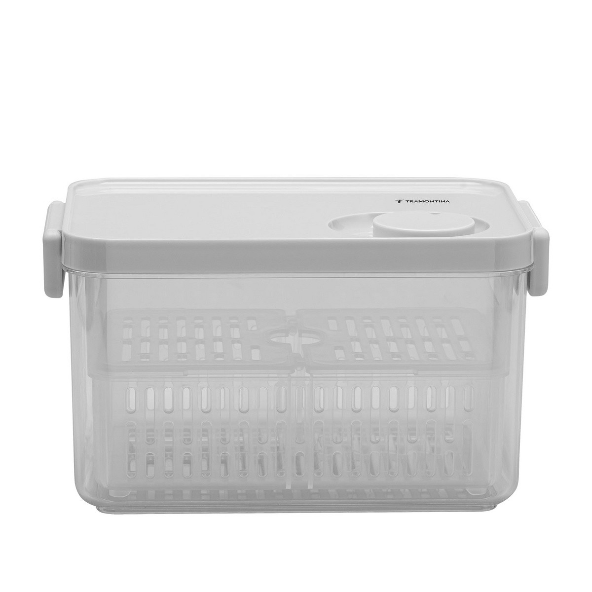 Pote Organizzare Ret C/tp 18x10cm 900ml Trans/br Tramontina